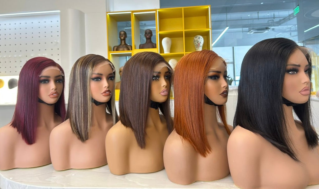 12 Inch HD Lace Bob Wig – Sleek Straight Human Hair Wig