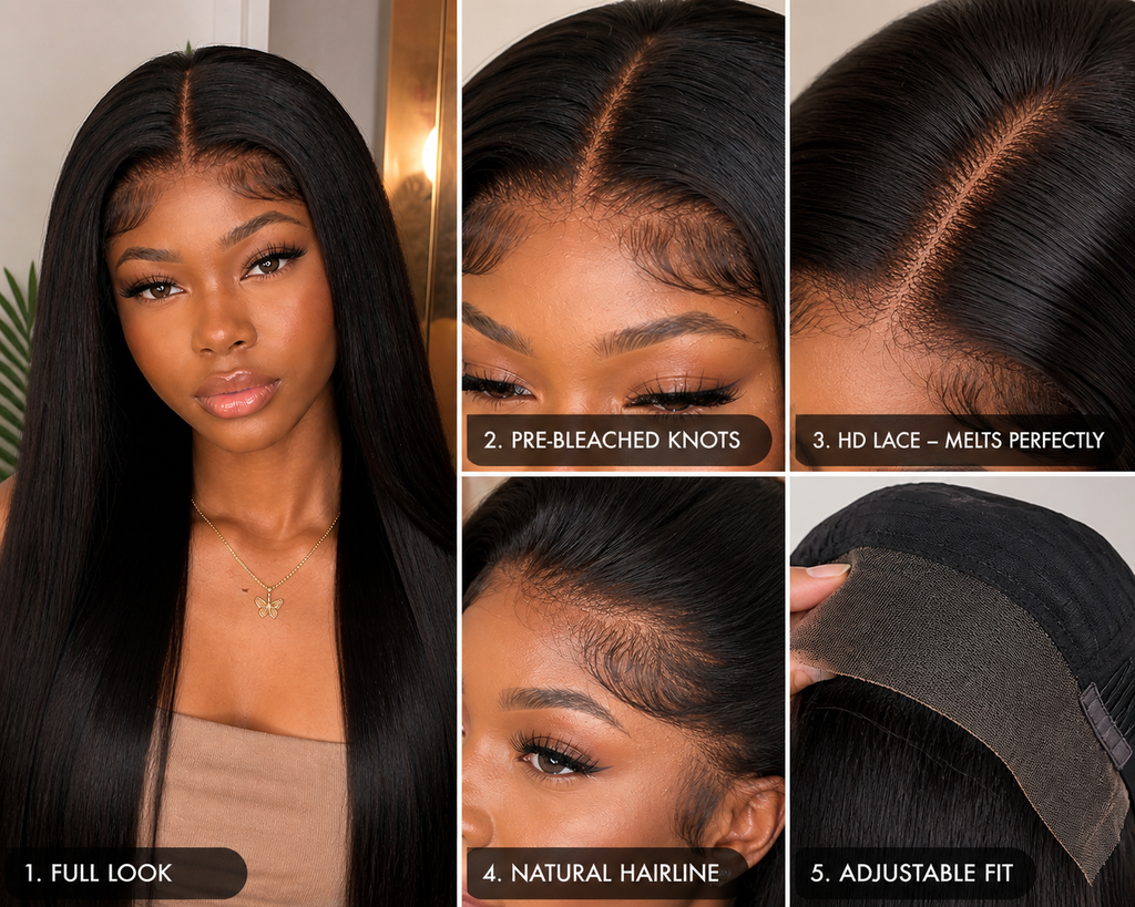 HD Lace Wig – Pre Plucked Glueless Human Hair Wig