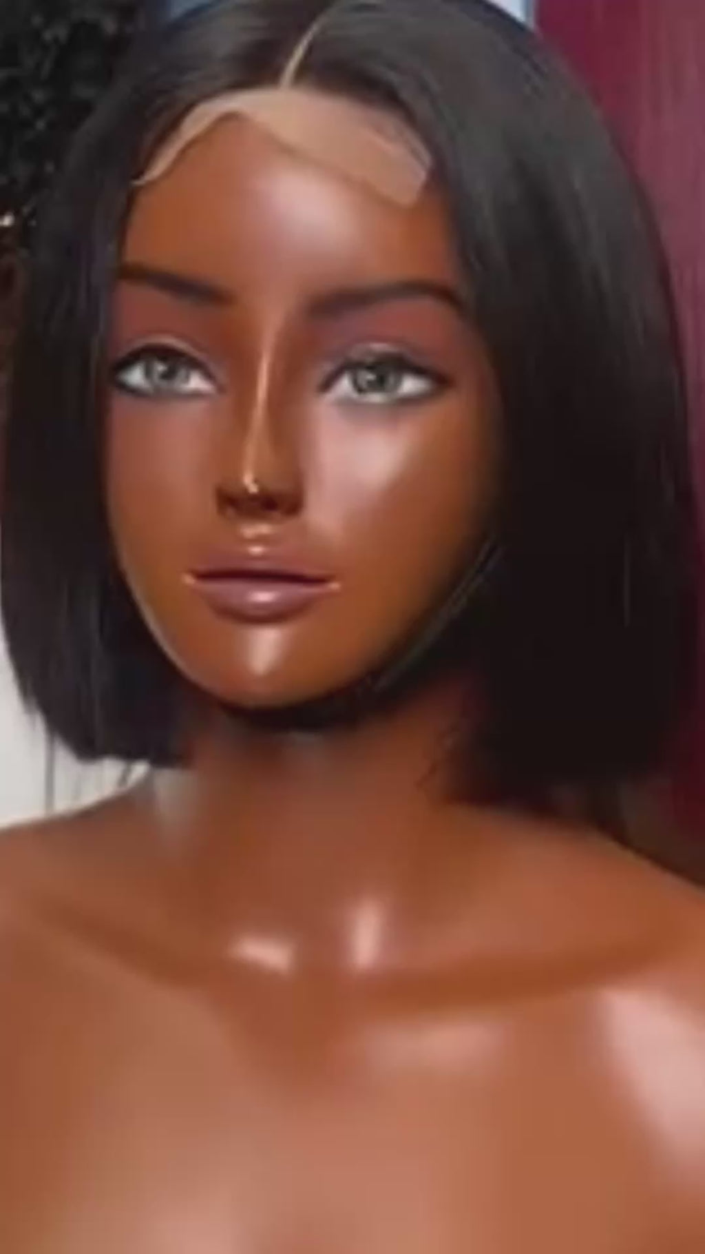 6 Inch HD Lace Bob Wig – Raw Human Hair Straight Bob Wig