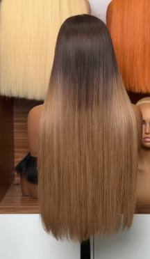 26 Inch Honey Blonde Ombre HD Lace Closure Wig – Raw Human Hair Wig